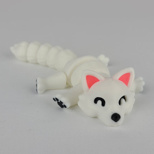Charming Arctic fox - 3D Printed - Multicolor!