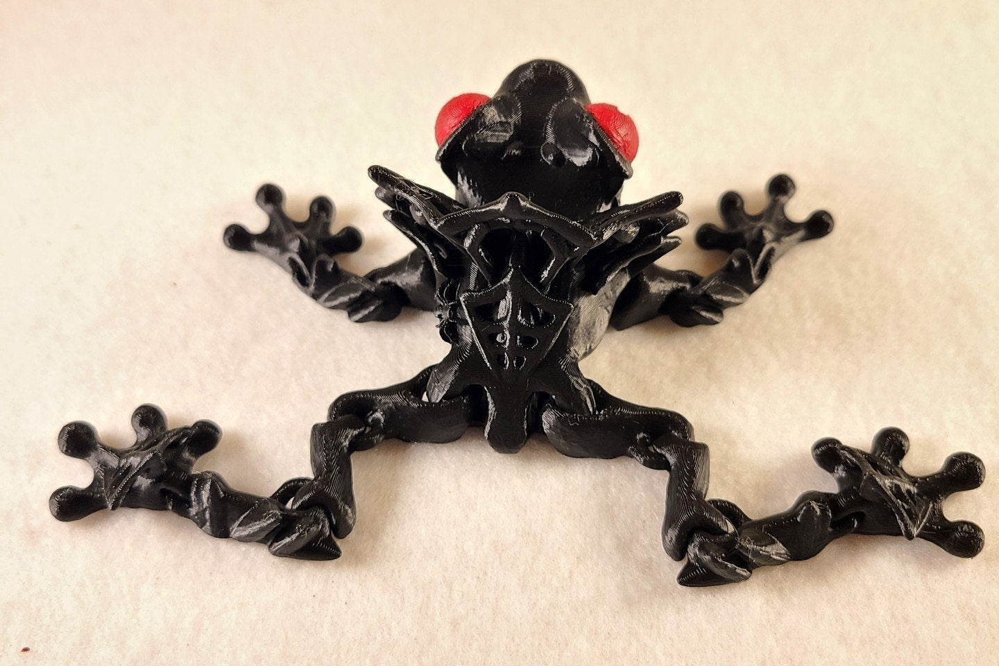 Count Frogula - 3D printed & Articulated Frog - Spider / Halloween Edition - Multicolor and free US shipping!
