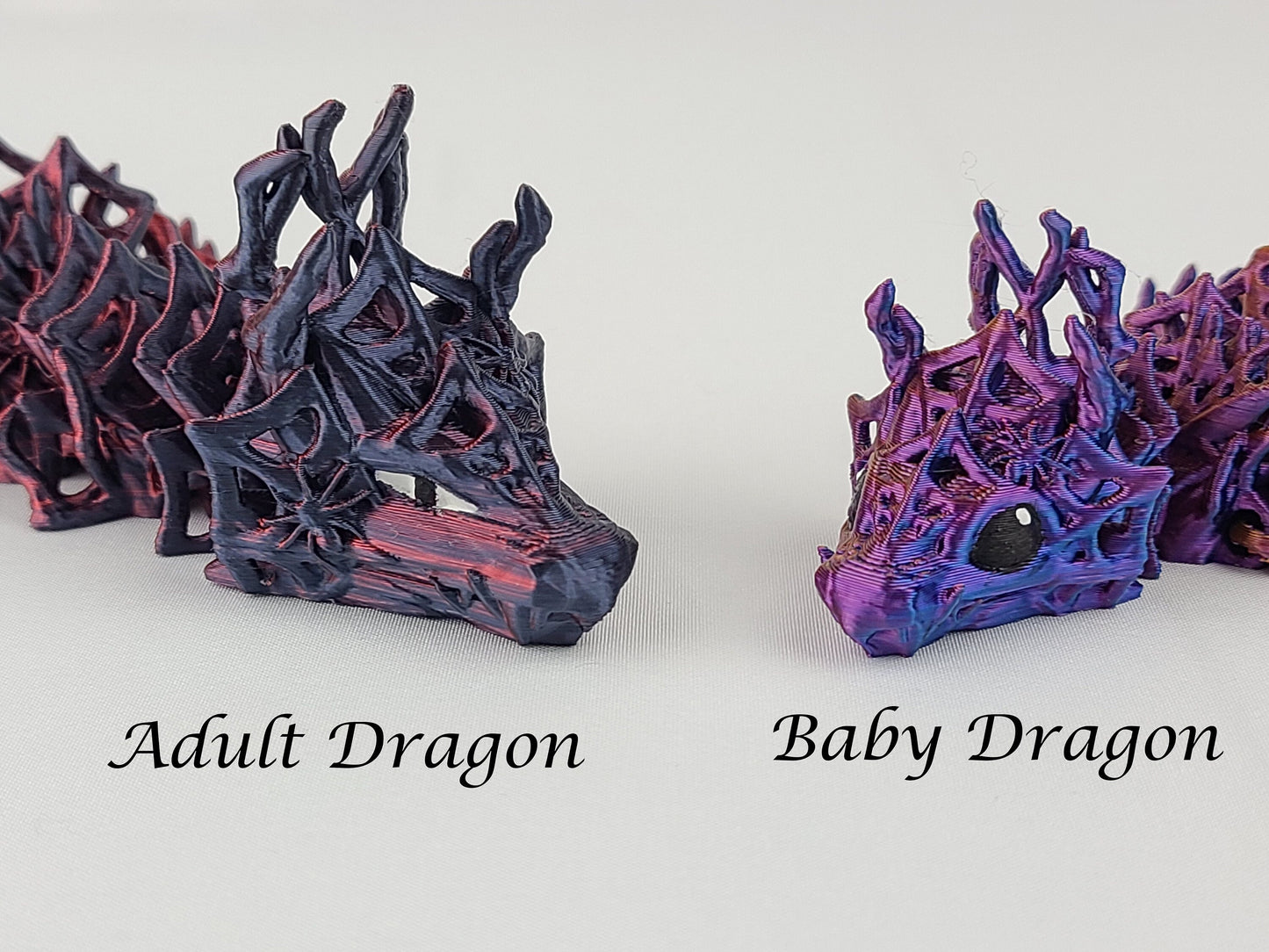 Wicked Dragon - Articulated and 3d printed - Spider / Halloween Edition - Multicolor and free US shipping!